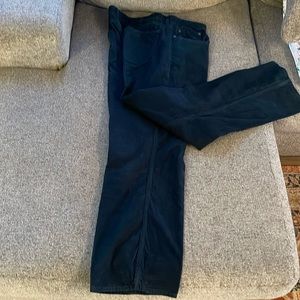 Navy corduroy pants